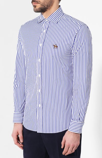 Хлопковая сорочка с воротником кент RALPH LAUREN, арт. 790730897, фото 3