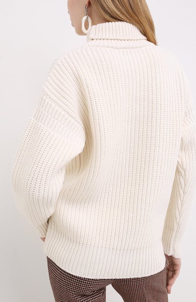 Шерстяной свитер MARNI белого цвета по цене 56100 руб., арт. DVMD0097Q0/FH573, фото 4 Шерстяной свитер MARNI, арт. DVMD0097Q0/FH573, фото 4