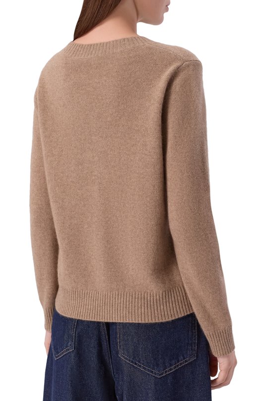 Кашемировый пуловер Weekend Max Mara WKDTUNICA Коричневый  WKDTUNICA Фото 4