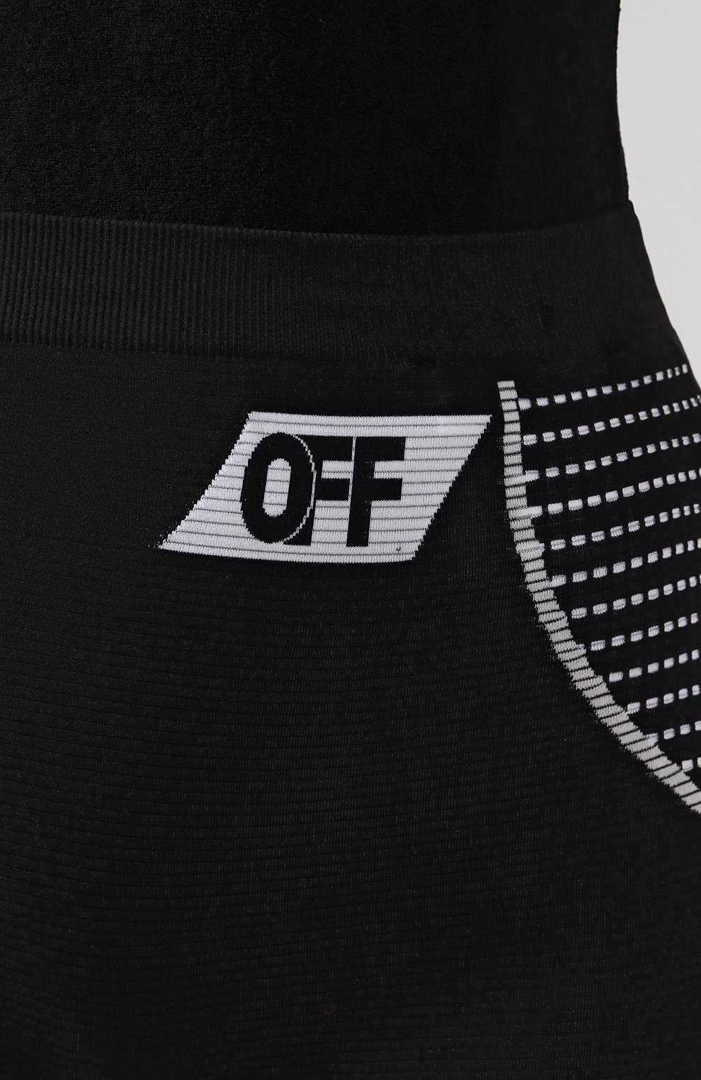 Легинсы OFF-WHITE черного цвета по цене 15550 руб., арт. 0WCD011E19D860671001, фото 5 Легинсы OFF-WHITE, арт. 0WCD011E19D860671001, фото 5