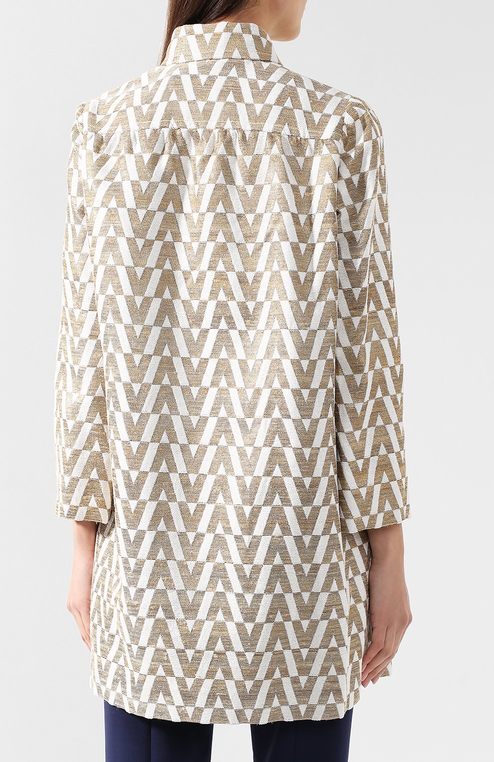 Пальто прямого кроя VALENTINO, арт. RB3CA3854FY, фото 4