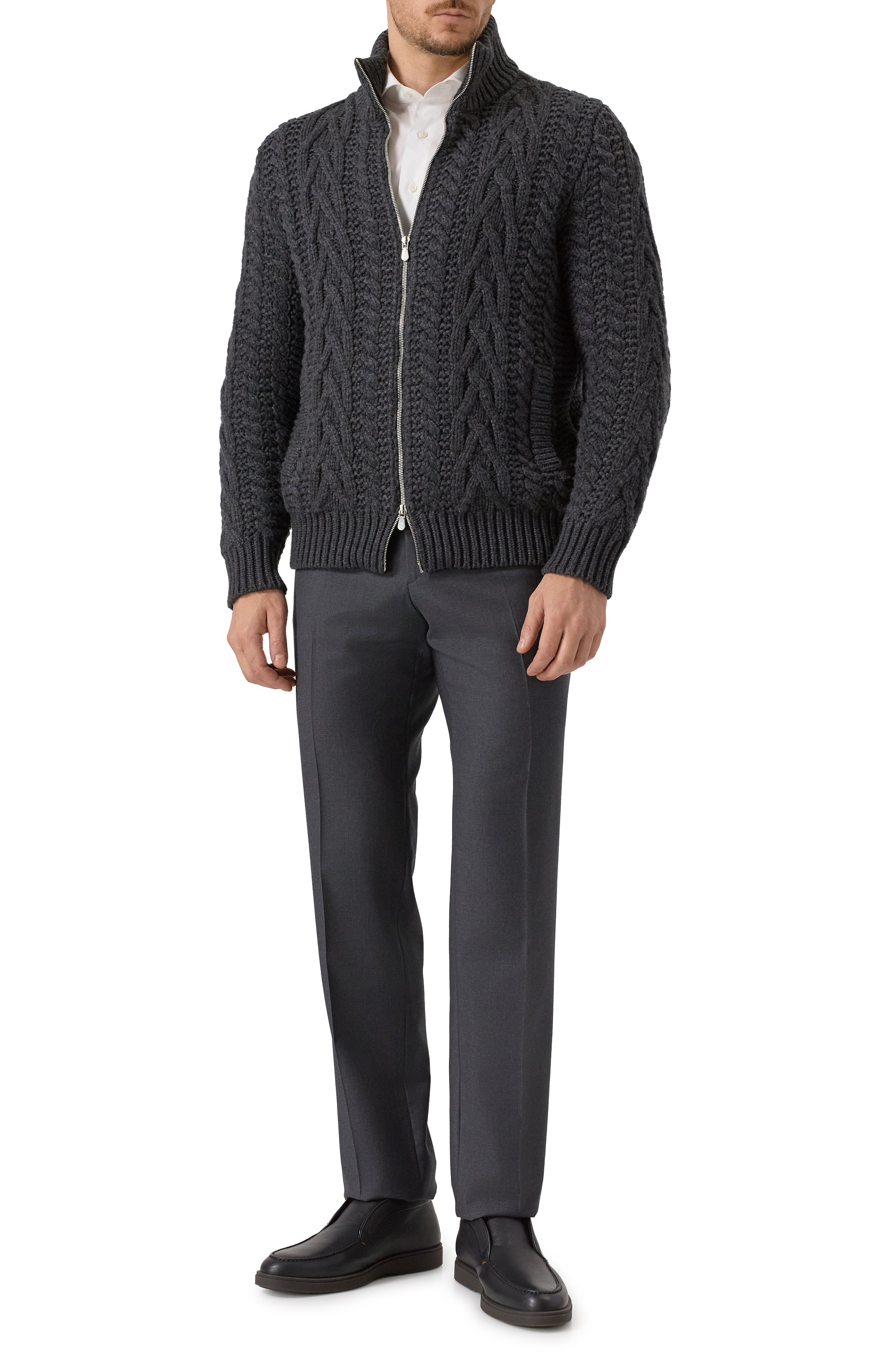 Кожаные ботинки detroit SANTONI, арт. MGDG17823SM0AWLM, фото 2