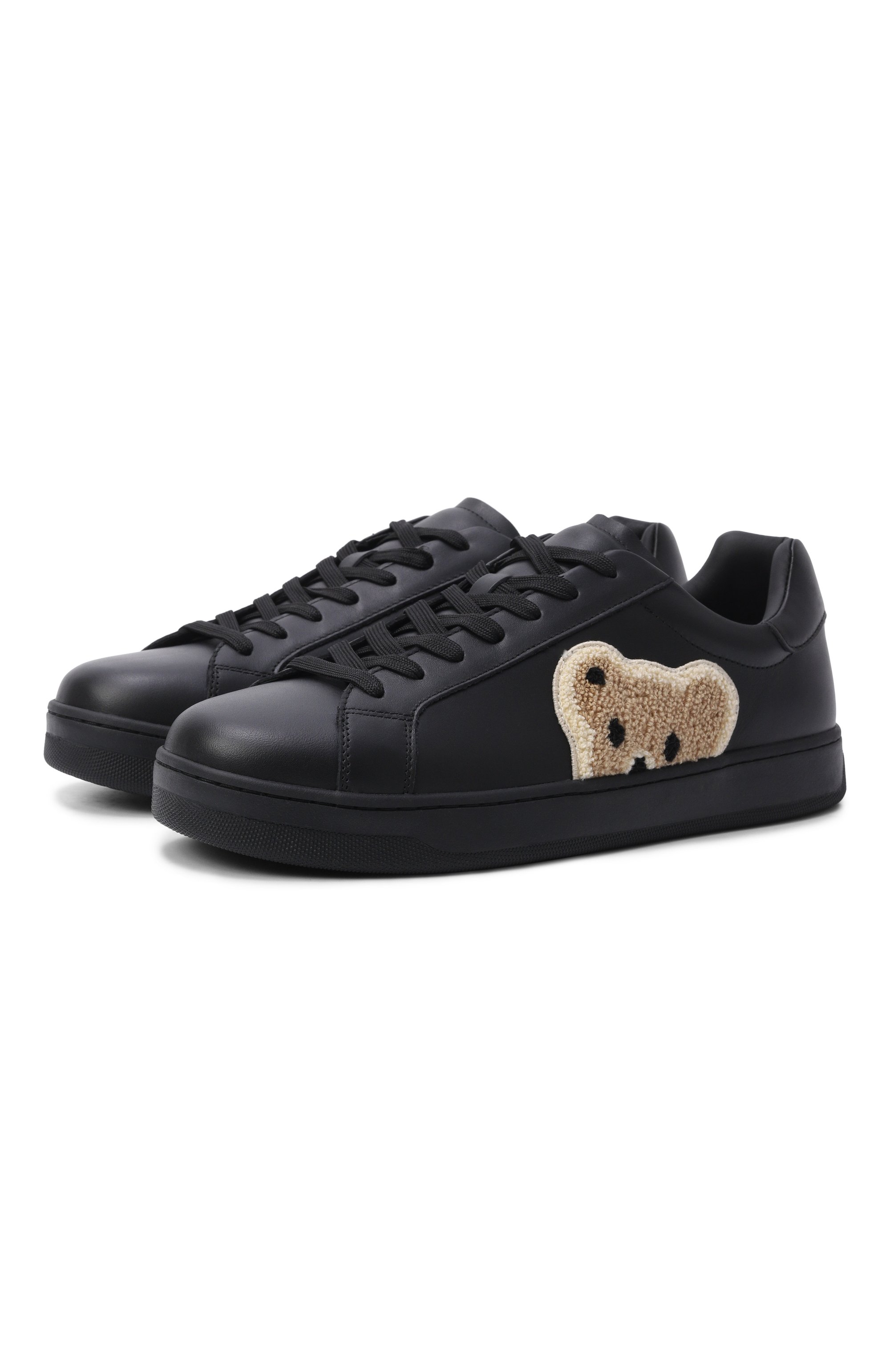 Кожаные кеды bear tennis PALM ANGELS, арт. PMIA110S26LEA003, фото 1