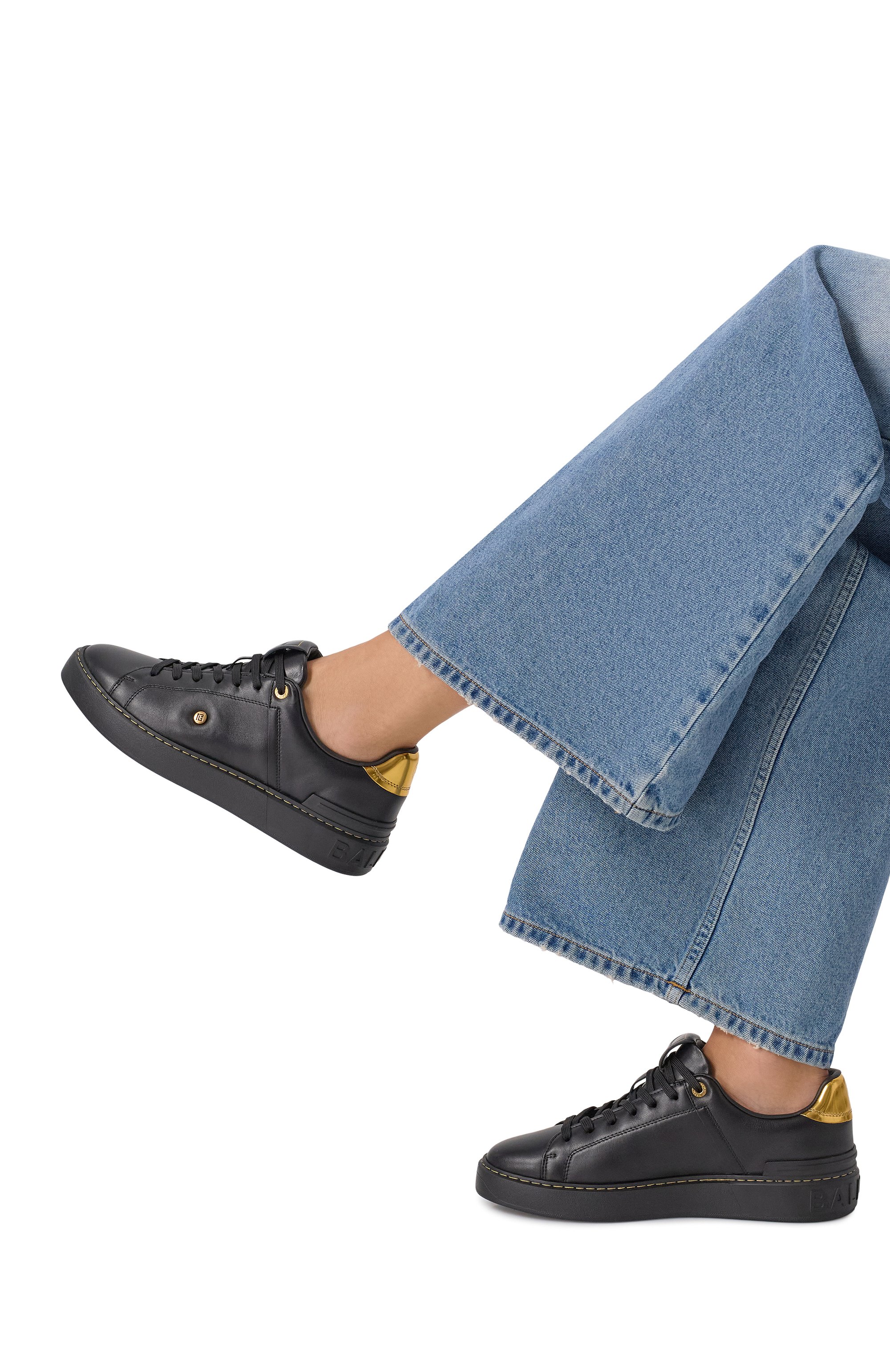 Кожаные кеды b-court BALMAIN, арт. FN1VI752/LNSS, фото 2