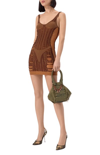 Хлопковое платье DIESEL, арт. A19215/0BJBI, фото 2