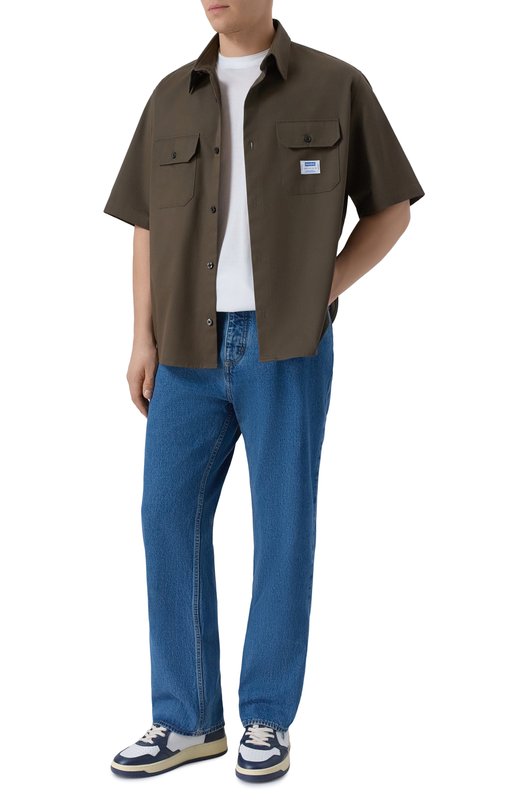 Хлопковая рубашка HUGO Blue 50517871 Коричневый  50517871 Фото 2