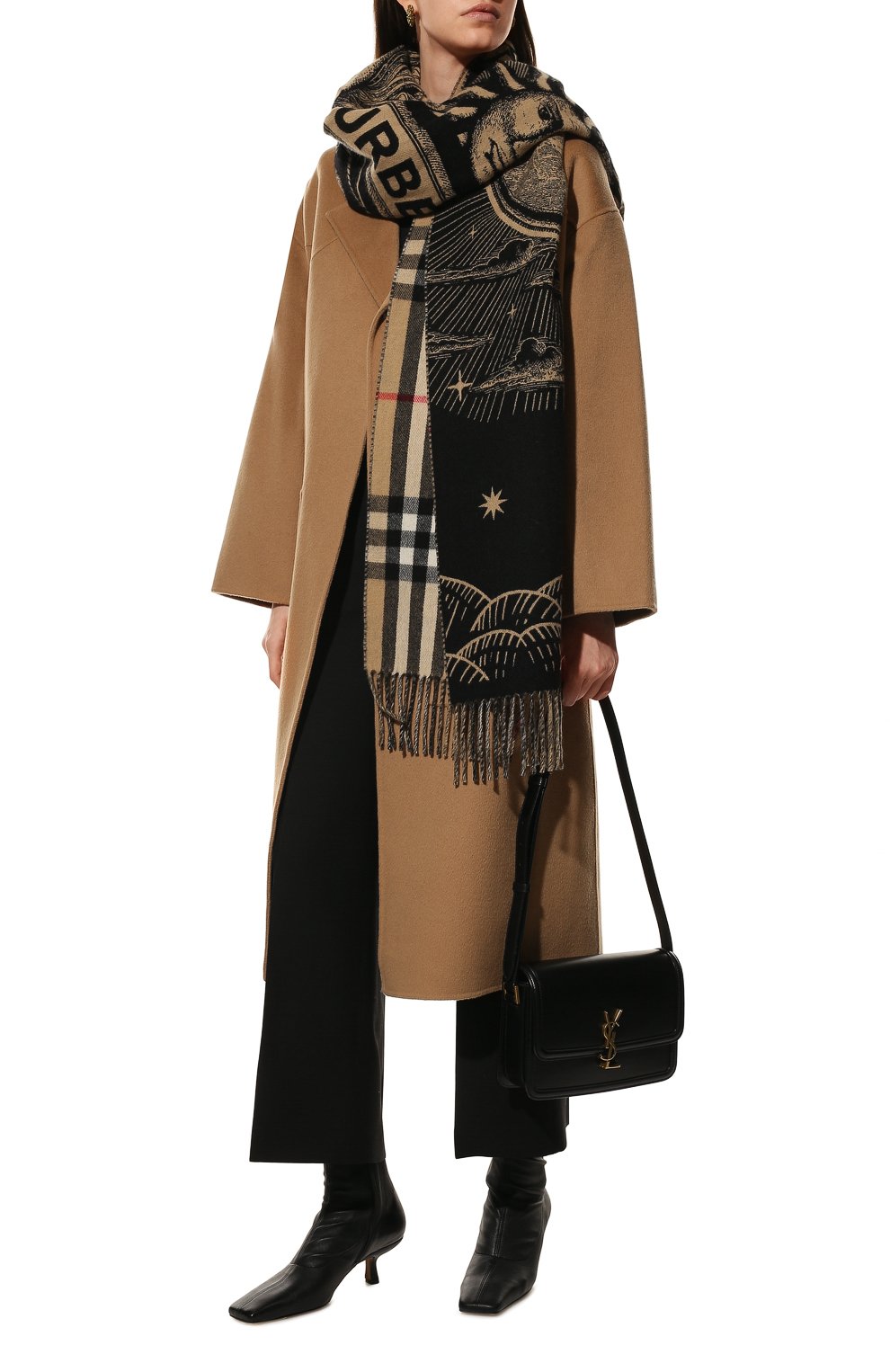 Кашемировый шарф BURBERRY, арт. 8050478, фото 2