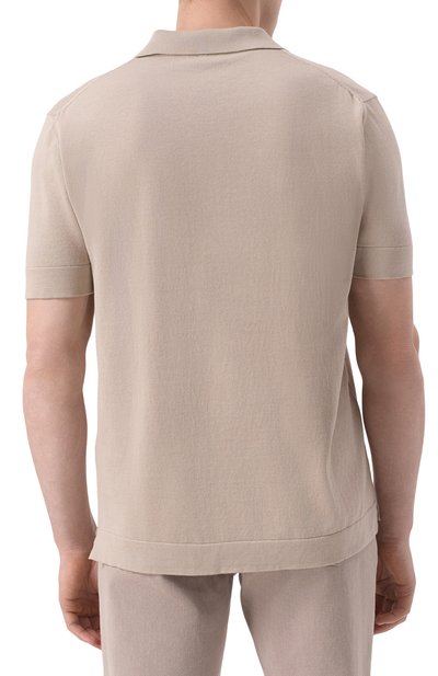 Поло из хлопка и шелка BRIONI, арт. UMKC0L/PBK02, фото 4