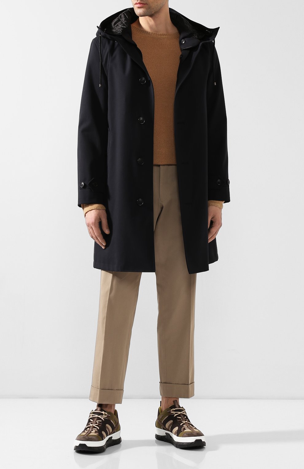 Хлопковый плащ BURBERRY, арт. 8018796, фото 2