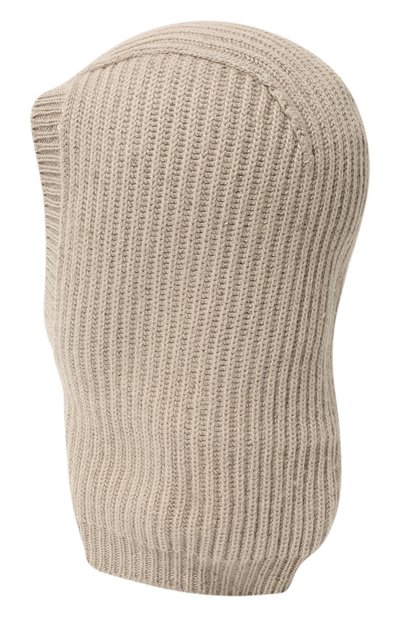 Балаклава из кашемира и шелка BRUNELLO CUCINELLI светло-бежевого цвета по цене 59950 руб., арт. M71505199, фото 3 Балаклава из кашемира и шелка BRUNELLO CUCINELLI, арт. M71505199, фото 3