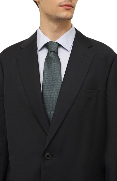 Галстук BRIONI бирюзового цвета по цене 24700 руб., арт. 062H/P541I, фото 2 Галстук BRIONI, арт. 062H/P541I, фото 2