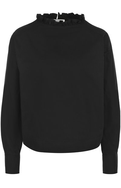 Хлопковый топ с воротником-стойкой ATLANTIQUE ASCOLI, арт. 6-0BV7-8-P0P05, фото 1