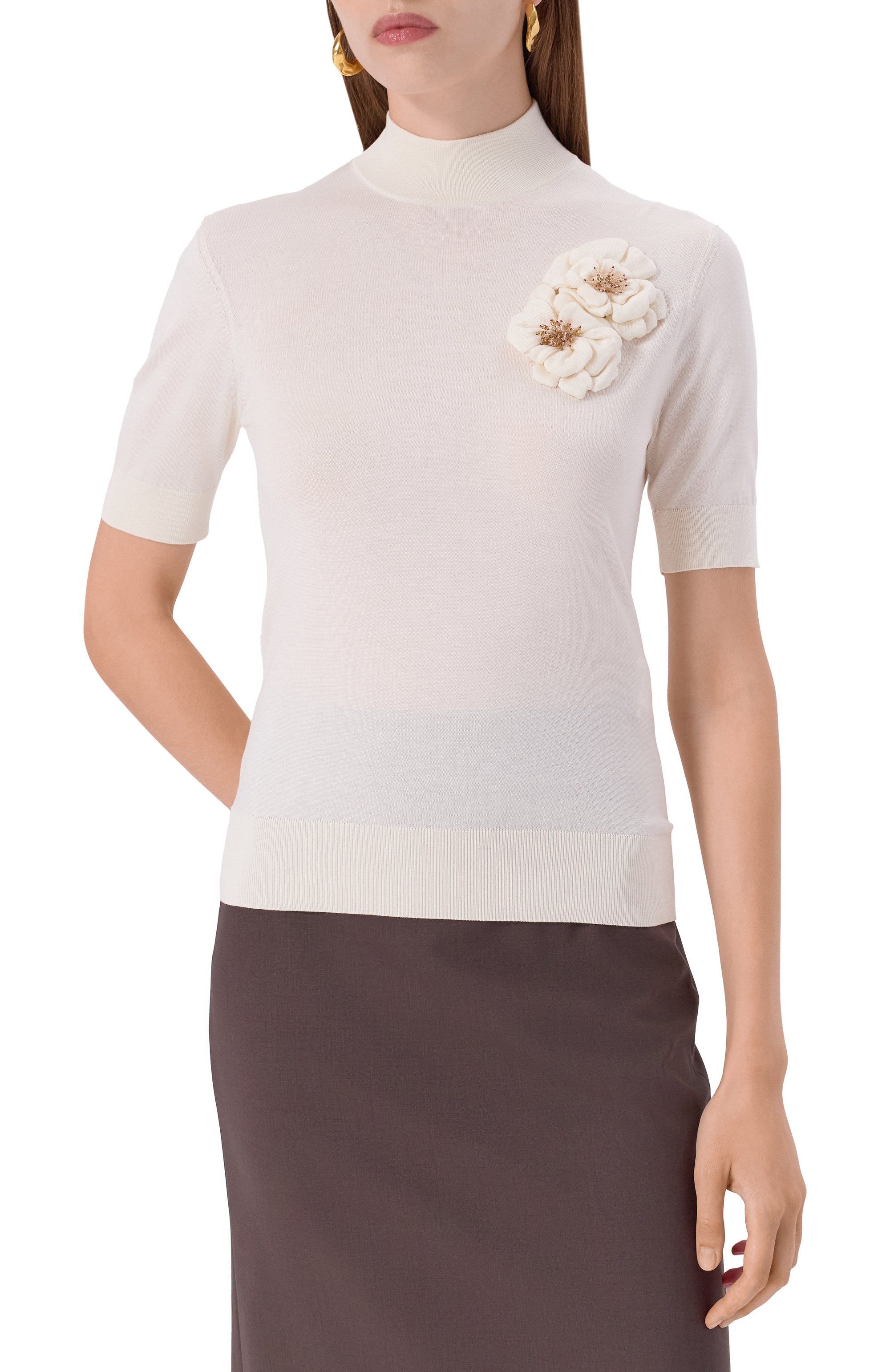 Шелковый топ DOLCE & GABBANA, арт. FXW52Z/JBS01, фото 3