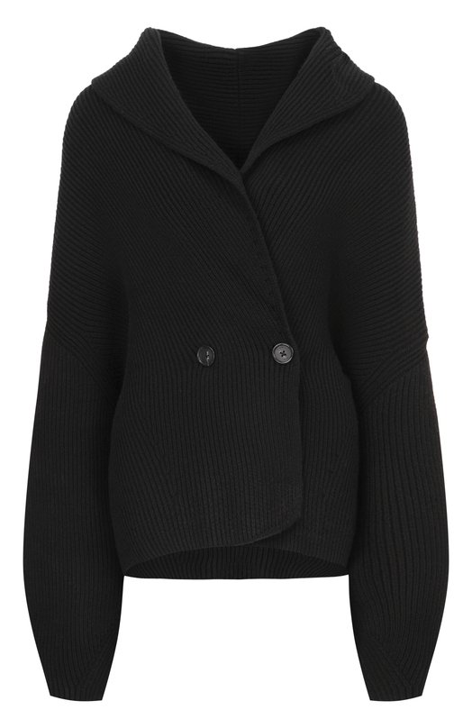 Шерстяной кардиган TOTEME 251-WRT4354-YA0239 Чёрный 251-WRT4354-YA0239