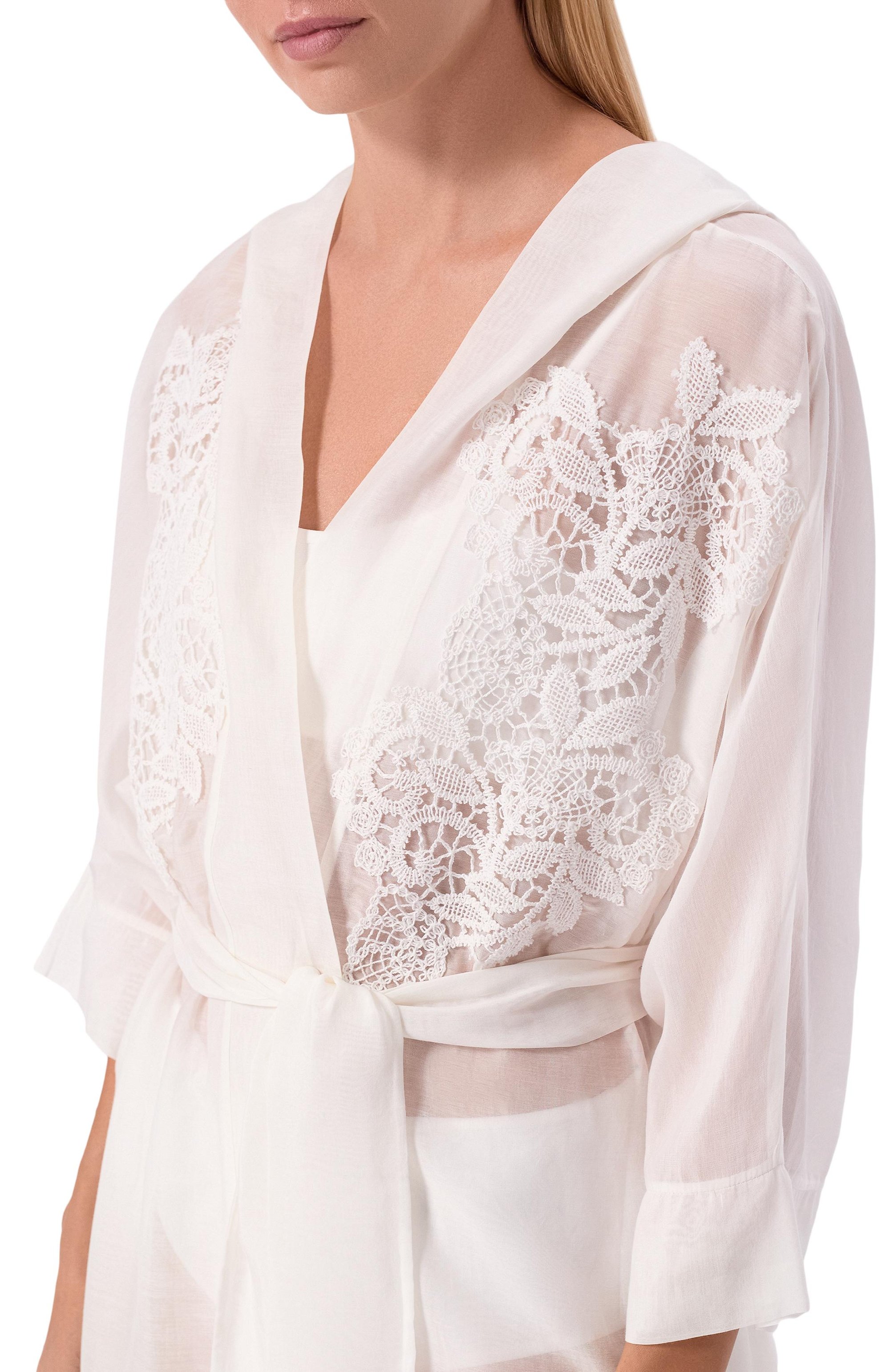 Туника из хлопка и шелка LILA EUGENIE, арт. 2402H MIDI, фото 4