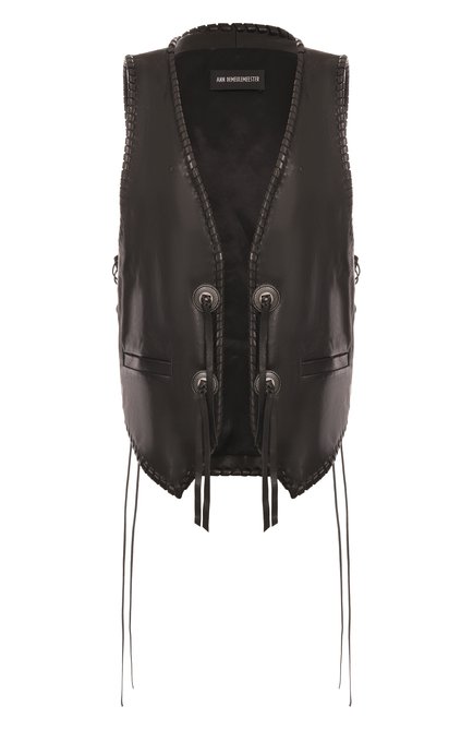 Женский кожаный жилет ANN DEMEULEMEESTER, арт. B0013407/LT137