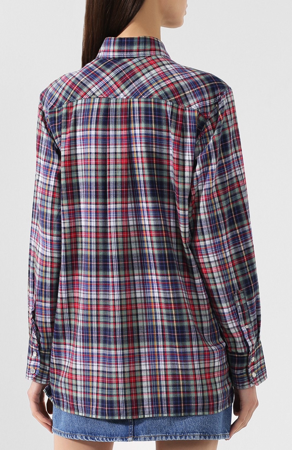 Хлопковая рубашка ISABEL MARANT ETOILE, арт. CH0412-19P020E/DIVANA, фото 4