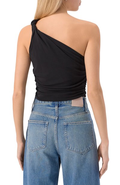 Топ из вискозы 12 STOREEZ черного цвета по цене 7800 руб., арт. 131563, фото 4 Топ из вискозы 12 STOREEZ, арт. 131563, фото 4