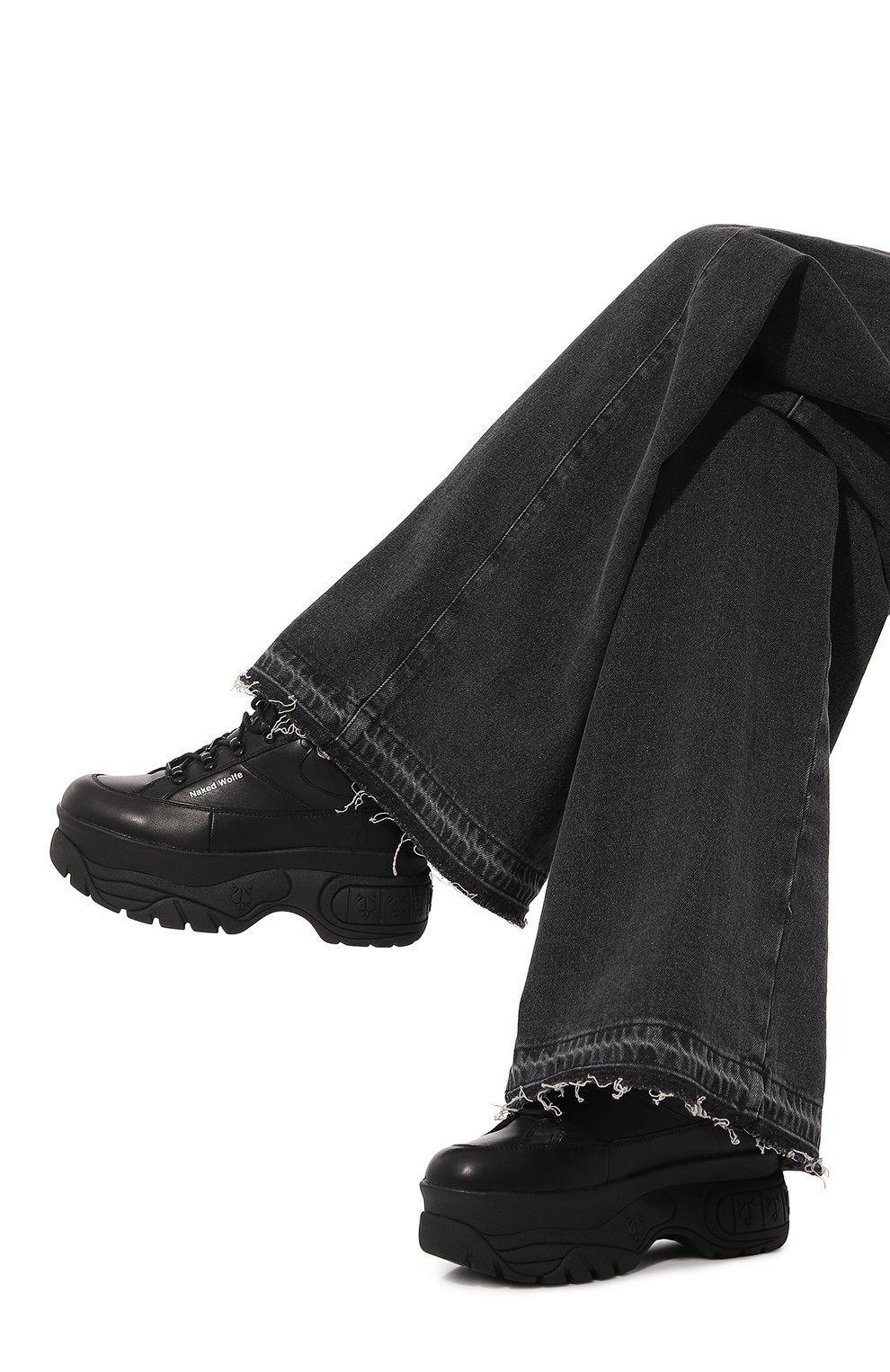 Замшевые кроссовки sporty NAKED WOLFE черного цвета по цене 25000 руб., арт. SP0RTY, фото 3 Замшевые кроссовки sporty NAKED WOLFE, арт. SP0RTY, фото 3