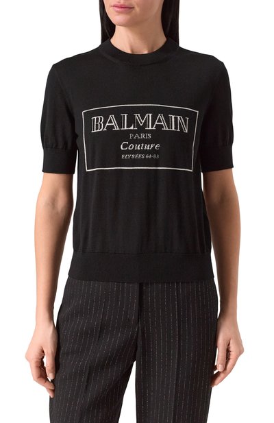 Шерстяной пуловер BALMAIN, арт. EF1KA115/KH87, фото 3