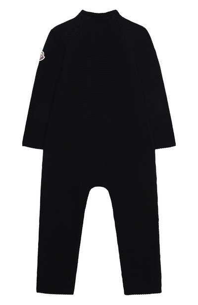 Хлопковый комбинезон MONCLER темно-синего цвета по цене 28050 руб., арт. G1-951-9M700-00-V9150, фото 2 Хлопковый комбинезон MONCLER, арт. G1-951-9M700-00-V9150, фото 2