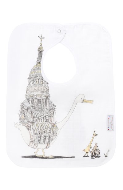 Хлопковый нагрудник ATELIER CHOUX, арт. LARGE BIB ATELIER CH0UX PARIS, фото 2