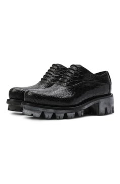 Оксфорды из кожи каймана PRADA, арт. 1E122G-LU9-F0002-050, фото 1