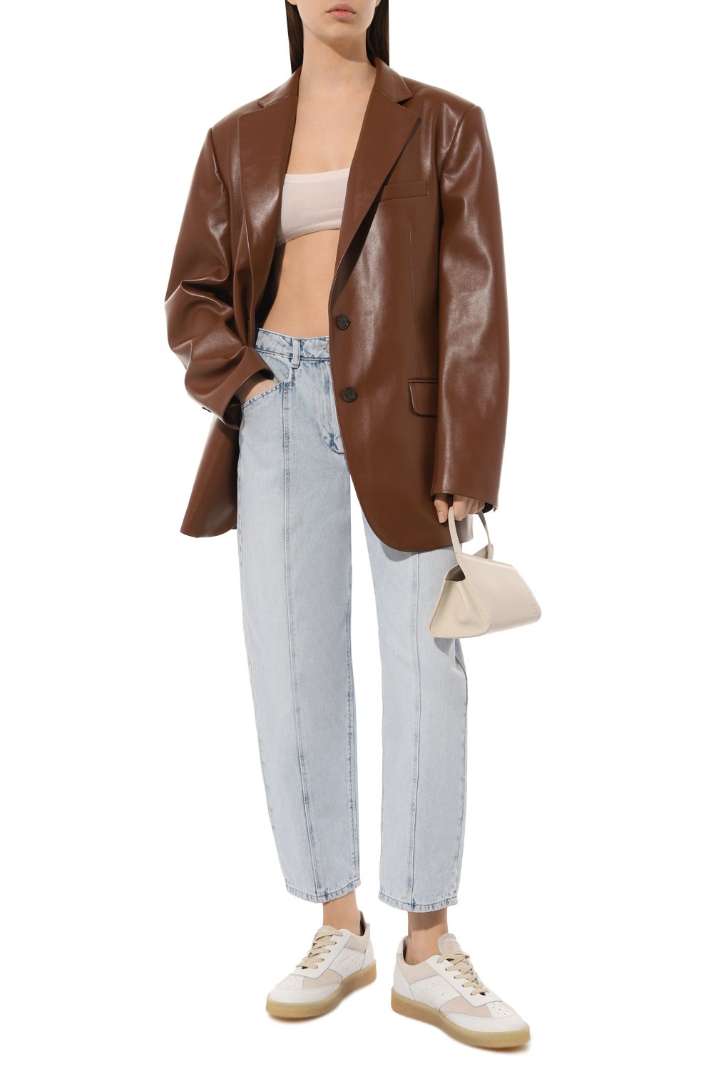 Джинсы PATRIZIA PEPE синего цвета по цене 19400 руб., арт. 8P0477_D030, фото 2 Джинсы PATRIZIA PEPE, арт. 8P0477_D030, фото 2