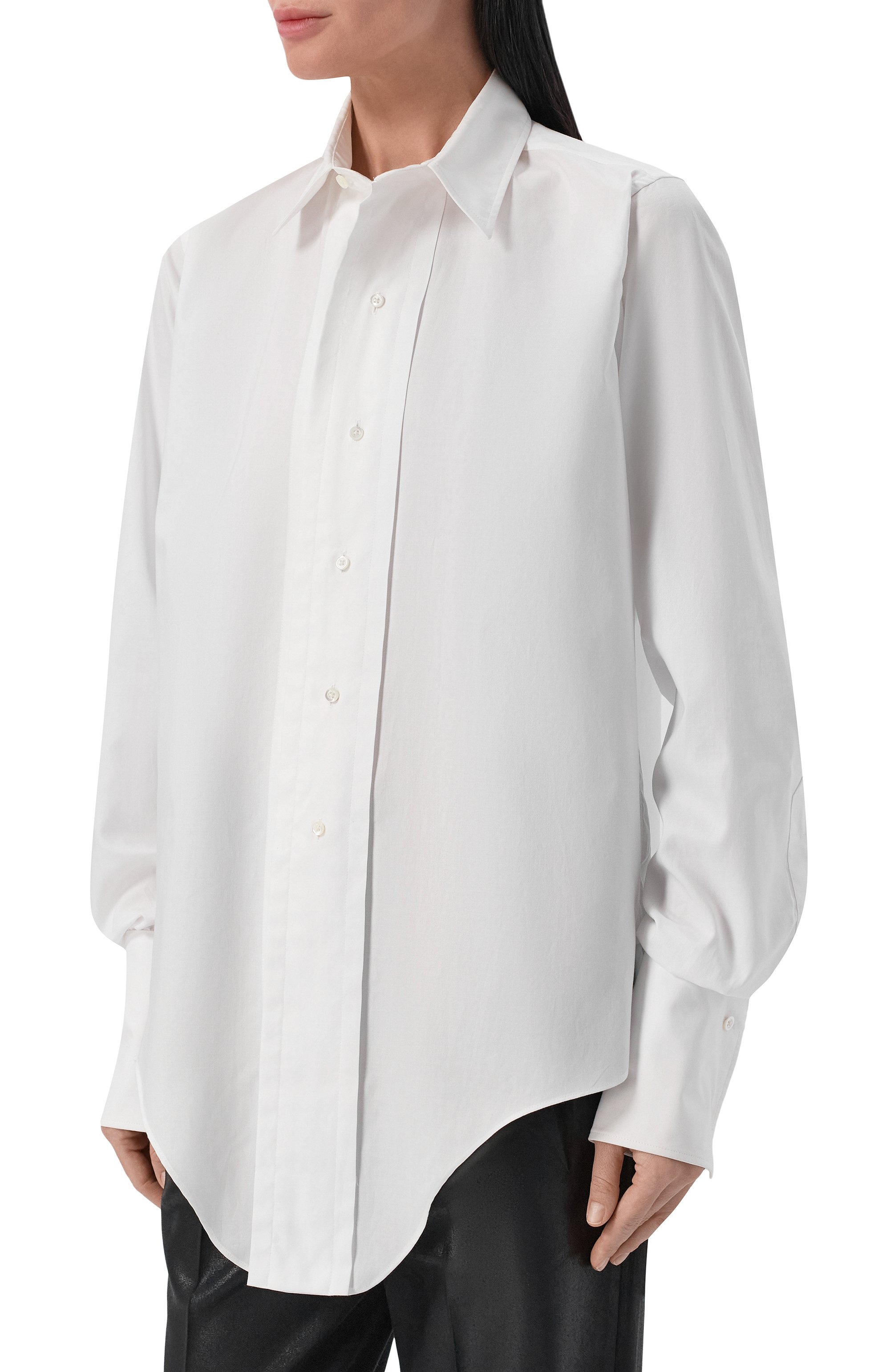 Хлопковая рубашка MAISON MARGIELA, арт. S29DT0006/M35308, фото 3