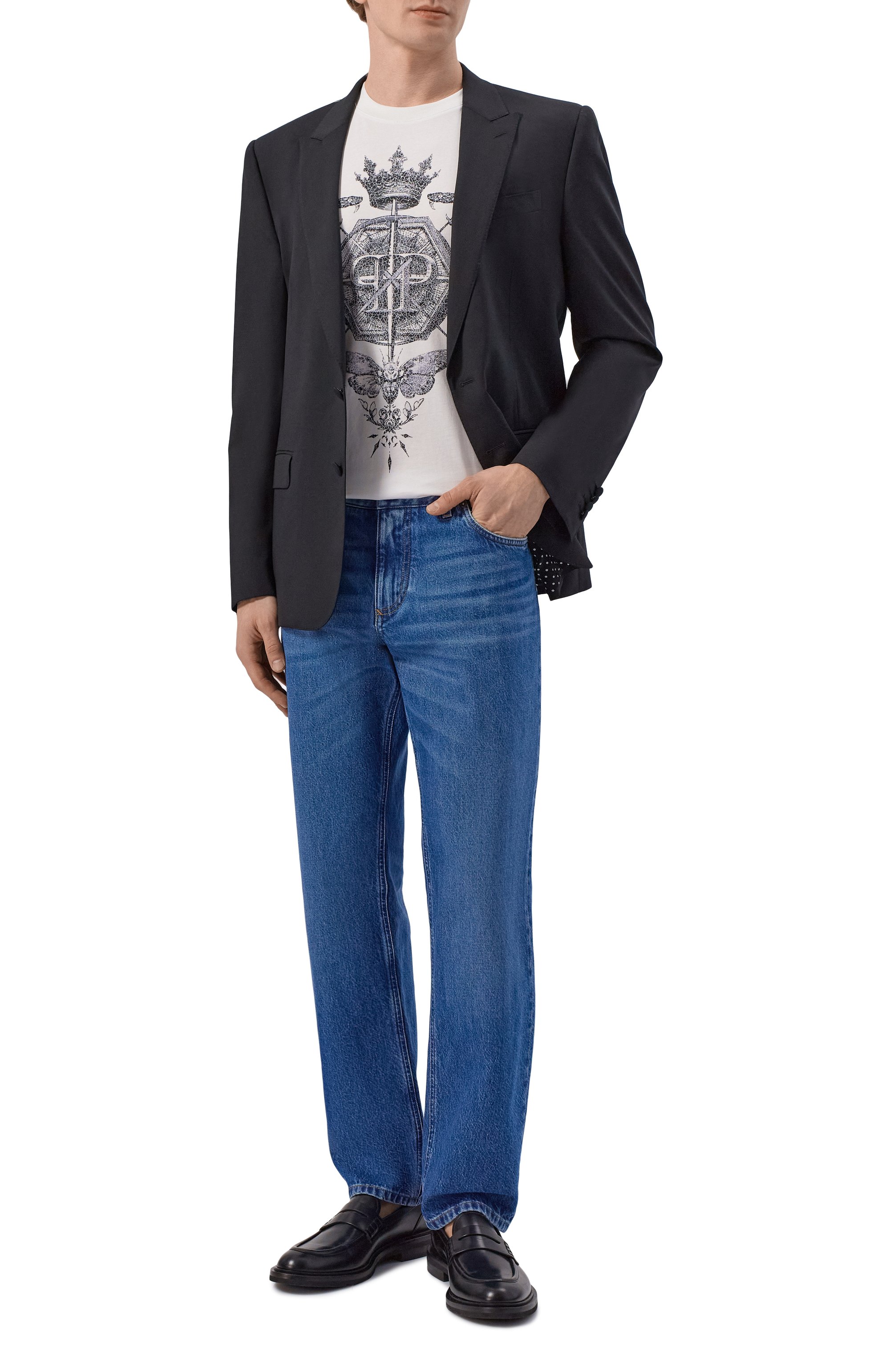 Хлопковая футболка PHILIPP PLEIN, арт. SAFC MTK8822 PJY002N, фото 2