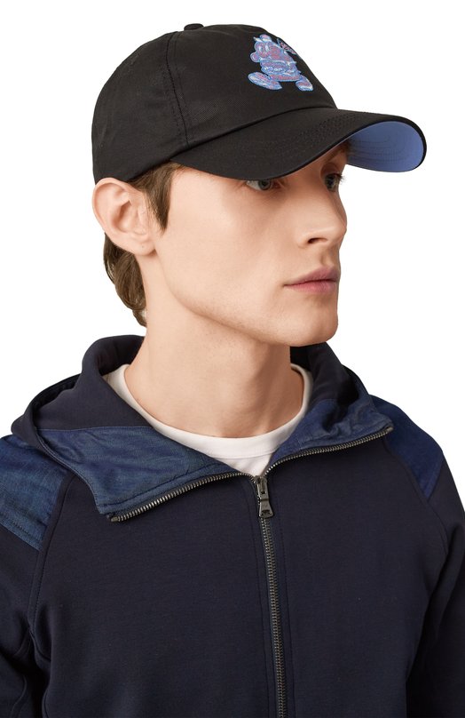 Хлопковая бейсболка HUGO Blue 50535368 Чёрный  50535368 Фото 2