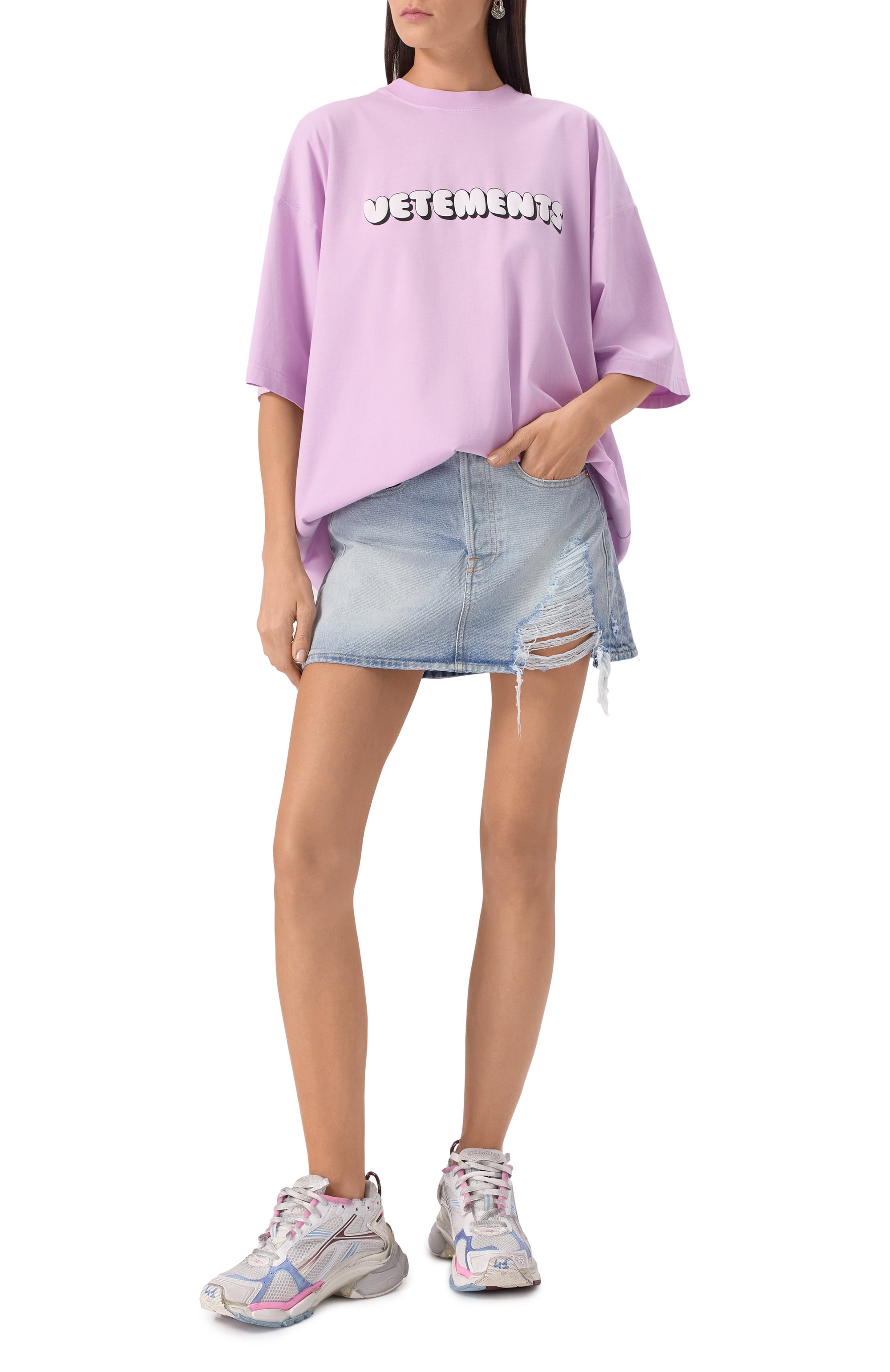 Комбинированные кроссовки runner BALENCIAGA, арт. 772767/WRUNG, фото 2