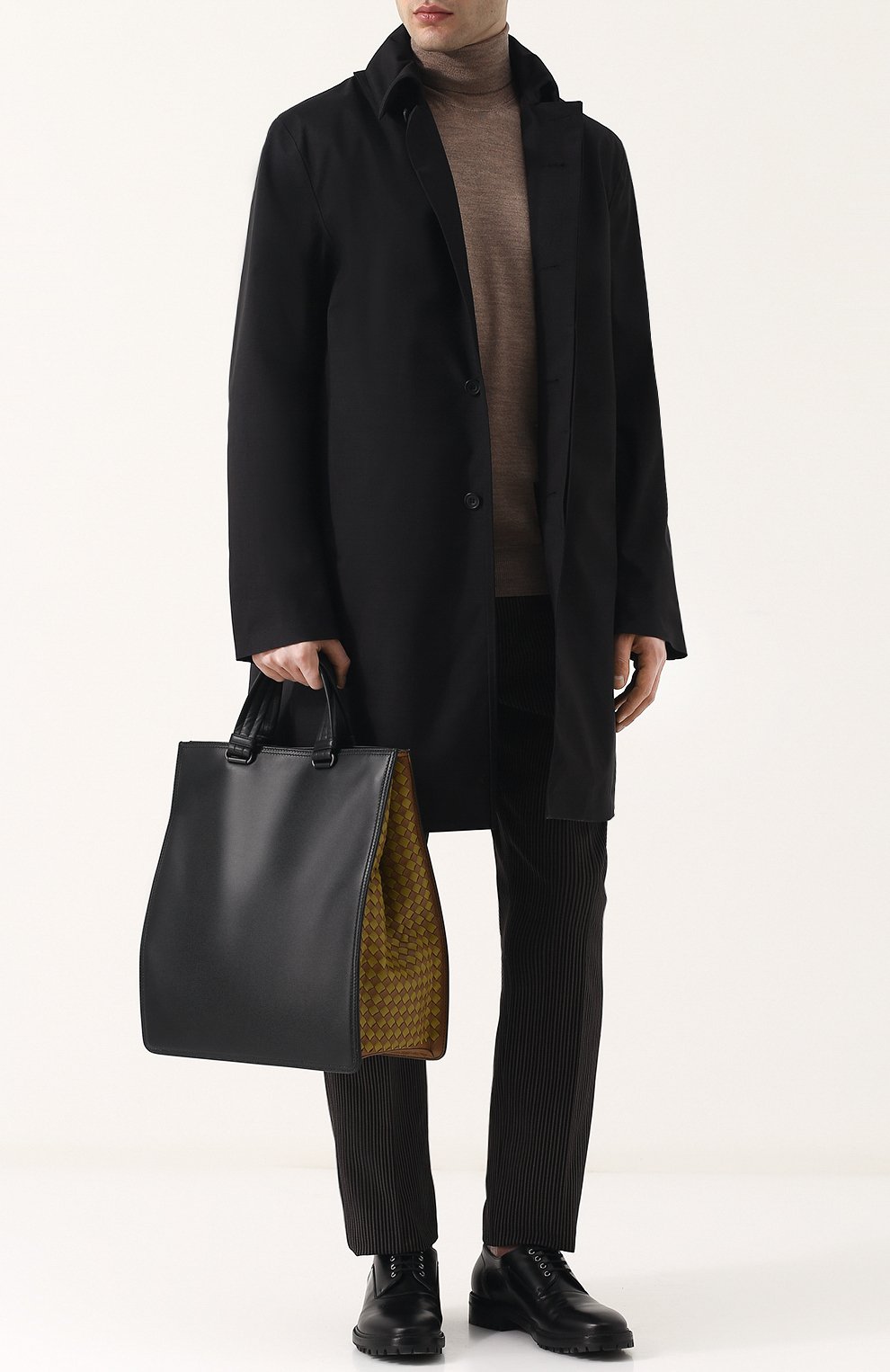 Кожаная сумка-тоут BOTTEGA VENETA, арт. 493721/VALKG, фото 2