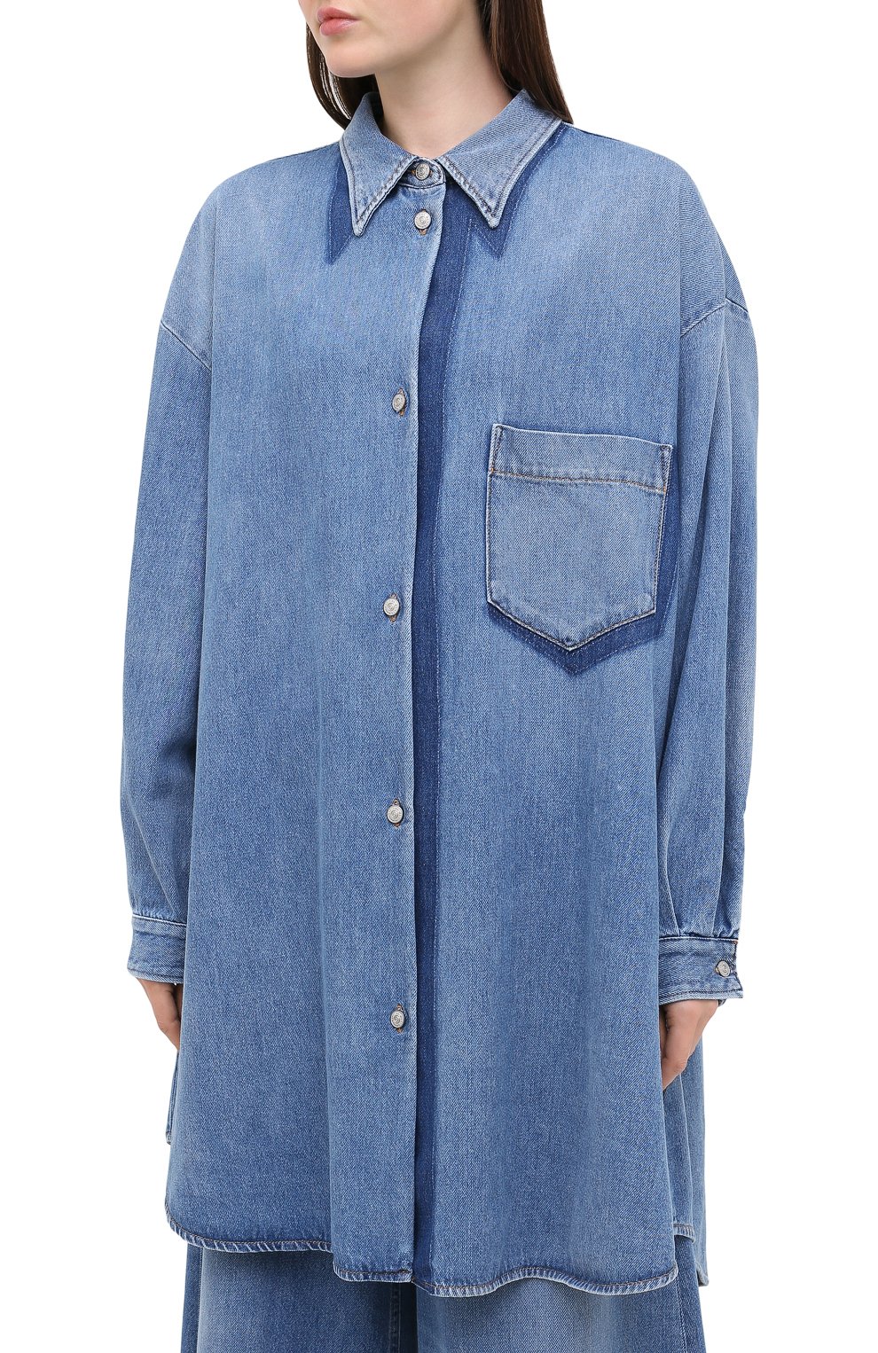 Джинсовая рубашка MM6, арт. S52CT0573/S30460, фото 3