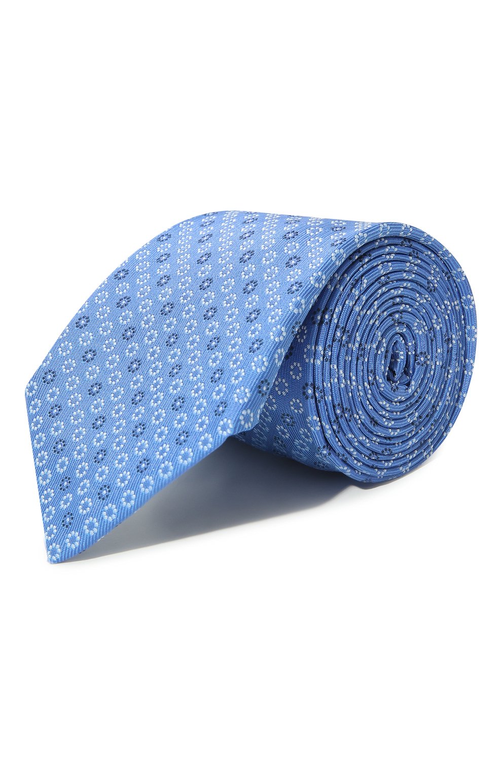 Шелковый галстук BROUBACK голубого цвета по цене 5995 руб., арт. TIE 8CM/15GG, фото 1 Шелковый галстук BROUBACK, арт. TIE 8CM/15GG, фото 1