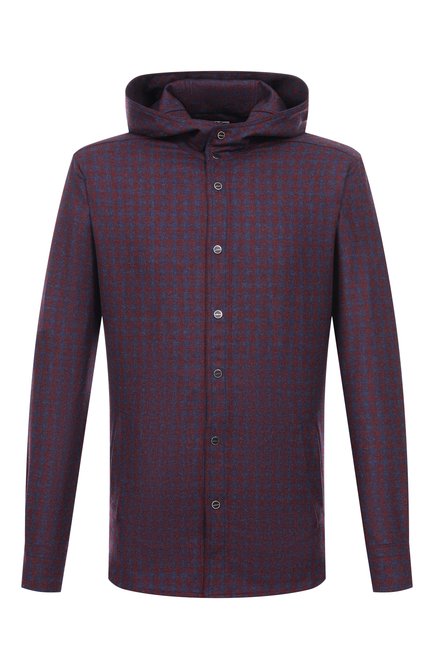 Мужская шерстяная рубашка KITON, арт. UMCMARK0167G37