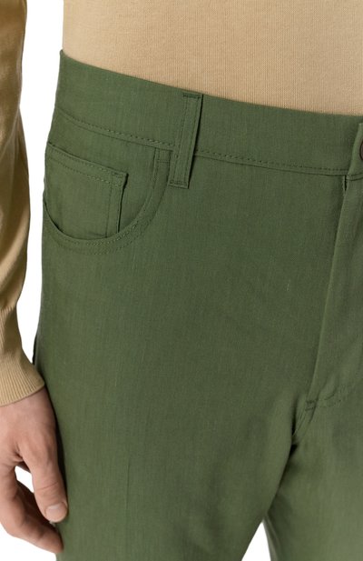 Брюки изо льна и шерсти CANALI, арт. U7052/AE02571, фото 5