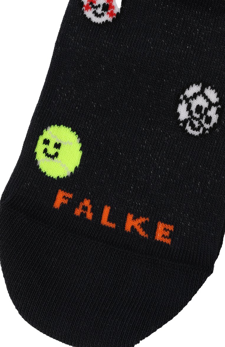 Детские хлопковые носки FALKE темно-синего цвета, арт. 10334. | Фото 2 (Материал: Текстиль, Хлопок, Синтетический материал; Нос: Не проставлено; Мальчики Кросс-КТ: Носки)