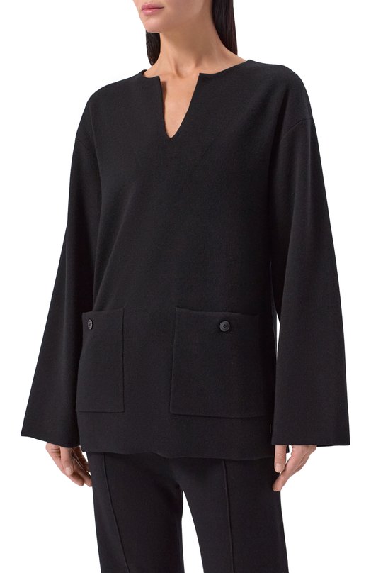 Шерстяной пуловер Bogner 86841211 Чёрный  86841211 Фото 3