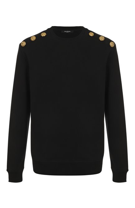 Мужской хлопковый свитшот BALMAIN, арт. FH1JS155/JB13