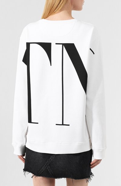 Хлопковый свитшот VALENTINO, арт. SB3MF06H4AN, фото 4