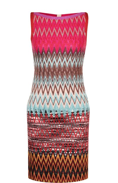 Приталенное вязаное мини-платье MISSONI, арт. E18.MD.210273, фото 1