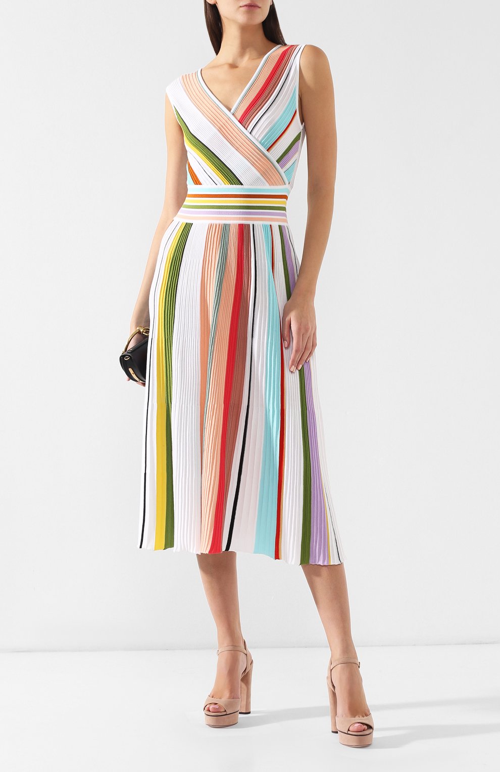 Хлопковое платье MISSONI разноцветного цвета по цене 89950 руб., арт. MDG00220/BK0485, фото 2 Хлопковое платье MISSONI, арт. MDG00220/BK0485, фото 2