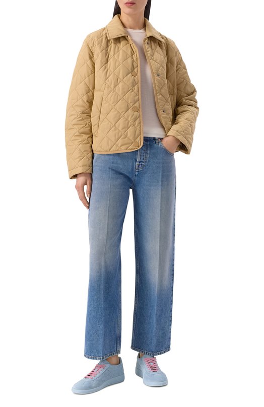 Замшевые кеды Santoni WBPG61340CIETKSN Голубой  WBPG61340CIETKSN Фото 3