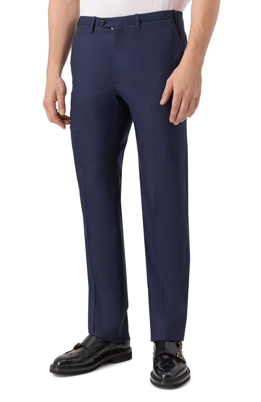 Шерстяные брюки Kiton UPNFCK0982823 Синий  UPNFCK0982823 Фото 3