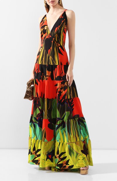 Шелковое платье VALENTINO, арт. TB0VDAP05D9, фото 2