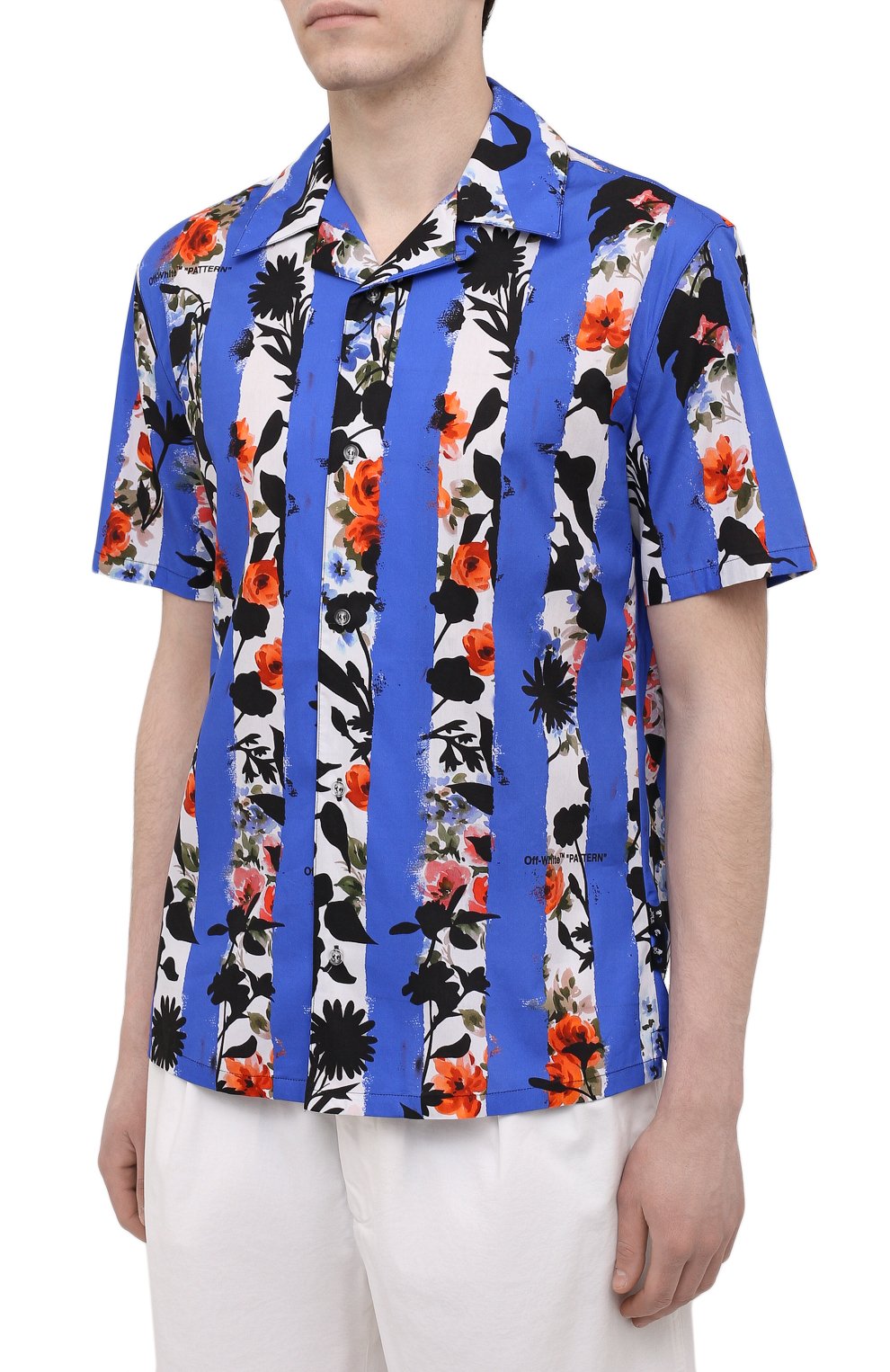 Хлопковая рубашка OFF-WHITE, арт. 0MGA163S21FAB006, фото 3
