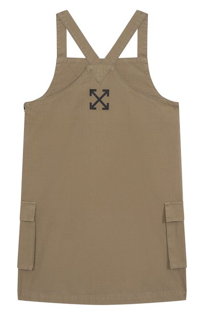 Хлопковый сарафан OFF-WHITE, арт. 0GDB069S25FAB001/4-12, фото 2