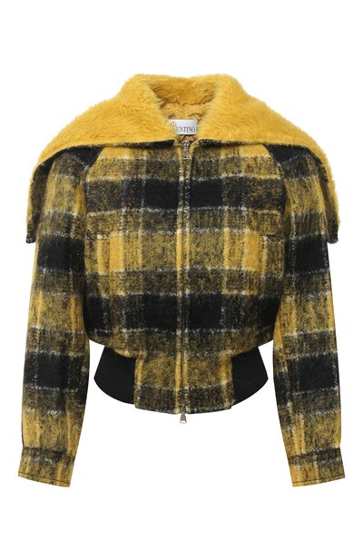Женский шерстяной бомбер REDVALENTINO, ар т. UR0CIC70/5E6