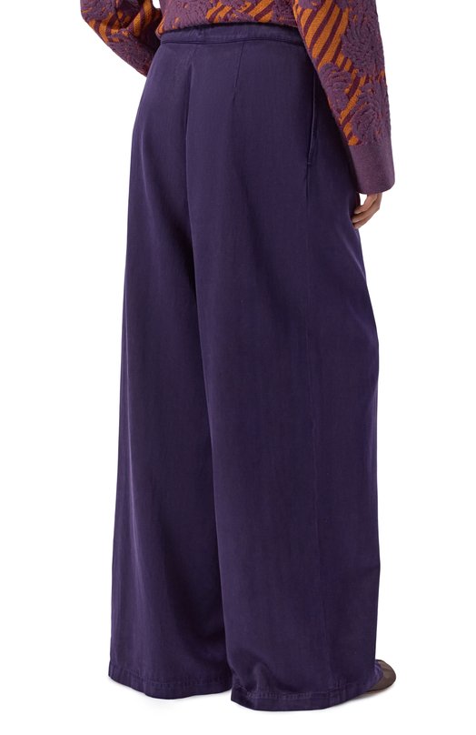 Брюки Dries Van Noten 130966/3278 Фиолетовый  130966/3278 Фото 4